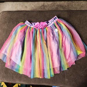 Nickelodeon JOJO Siwa girls tulle / bow rainbow skirt sz 10 / 12